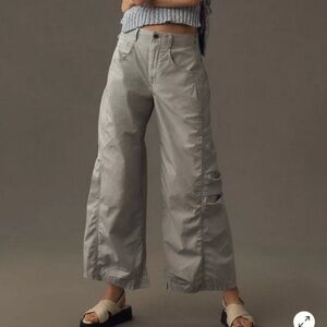 Anthropologie light grey Parachute Pants